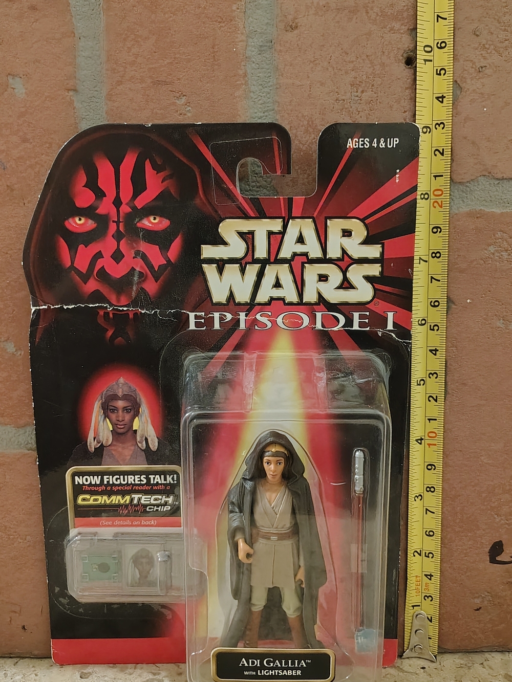 1999 Star Wars Adi Gallia Figure with CommTech Chip MOC Hasbro